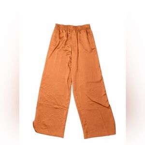 NWT Worthington Terracotta Wide Leg Pants | Elastic Waist Small Tall
